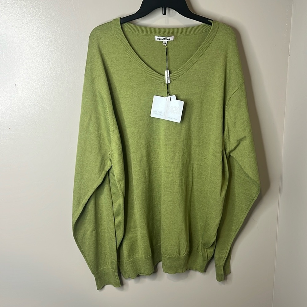 Daniel Elissa v-neck sweater blouse nwt size 3x